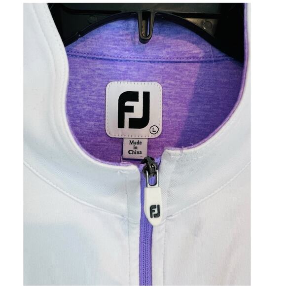 FOOTJOY Women Full Zip Panel Pocket Midlayer Size L Sweatshirt Jacket NEW - Picture 9 of 15